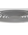 Alisio XL 95W LED Dimmable Ceiling Light & 58W DC Reversible Fan, Silver Finish