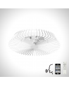 Himalaya 70W LED Dimmable Ceiling Light With Built-In 35W DC Fan White Finish
