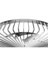 Himalaya 70W LED Dimmable Ceiling Light With Built-In 35W DC Fan Silver Finish