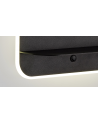 Lanzarote Wall Lamp Shelf With USB Sockets, 18W LED, 3000K, 1400lm, Matt Black
