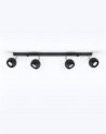 Ceiling lamp OCULARE 4L black