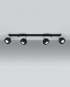 Ceiling lamp OCULARE 4L black