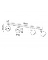 Ceiling lamp OCULARE 4L black