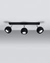 Ceiling lamp OCULARE 3 black