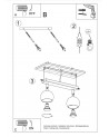 Ceiling lamp OCULARE 2 black