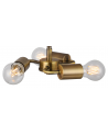 Baymont Antique Brass 3m 3xE27 Single Pendant c/w 500mm Shade & Frosted Diffuser