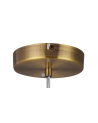 Baymont Antique Brass 3m 3xE27 Single Pendant c/w 500mm Shade & Frosted Diffuser