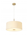 Baymont Antique Brass 3m 3xE27 Single Pendant c/w 500mm Shade & Frosted Diffuser