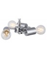 Baymont Polished Chrome 3m 3xE27 Single Pendant c/w 500mm Shade & Frosted Diffuser