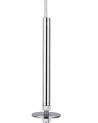 Baymont Polished Chrome 3m 3xE27 Single Pendant c/w 500mm Shade & Frosted Diffuser