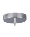 Baymont Polished Chrome 3m 3xE27 Single Pendant c/w 500mm Shade & Frosted Diffuser