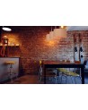 Baymont Polished Chrome 3m 3xE27 Single Pendant c/w 500mm Shade & Frosted Diffuser