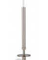 Baymont Satin Nickel  3m 3xE27 Single Pendant c/w 500mm Shade & Frosted Diffuser