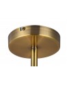 Baymont Antique Brass 3xE27 50cm x 20cm Gold Leaf Shade