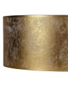 Baymont Antique Brass 3xE27 50cm x 20cm Gold Leaf Shade