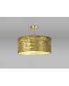 Baymont Antique Brass 3xE27 50cm x 20cm Gold Leaf Shade