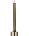 Baymont Antique Brass 1xE27 Single Pendant c/w 400mm Shade & Frosted Diffuser