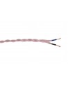 Cavo 1m Pink Braided Twisted 2 Core 0.75mm Cable VDE Approved