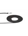 Cavo 1m Black & White Spot Braided 2 Core 0.75mm Cable VDE Approved