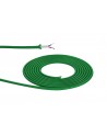 Cavo 1m Blue Green Braided 2 Core 0.75mm Cable VDE Approved