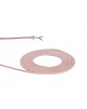 Cavo 1m Pink Braided 2 Core 0.75mm Cable VDE Approved