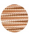 Cavo 1m Rose Gold Braided 2 Core 0.75mm Cable VDE Approved