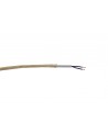 Cavo 1m Gold Braided 2 Core 0.75mm Cable VDE Approved
