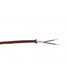 Cavo 1m Red Brown Braided 2 Core 0.75mm Cable VDE Approved