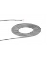 Cavo 1m Silver Braided 2 Core 0.75mm Cable VDE Approved