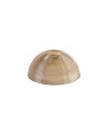 Gilda Dome 20cm Cognac Prismatic Effect Glass Lampshade