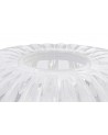 Gilda Shallow Dome 20cm Shell Effect Clear Glass Lampshade