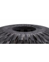 Gilda Shallow Dome 20cm Shell Effect Smoke Glass Lampshade
