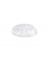 Gilda Dish 20cm Leaf Patterned Clear Glass Lampshade