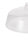 Wisp 1 Light Flush Ceiling E27 With Flat Round 38cm Glass Shade Matt Black/Clear