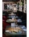 Muse 12cm 1 Light Pendant E27, With Small Cylindrical Smoke Cone Glass, Matt Black / Concrete / Smoke / Black