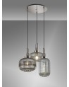 Georgie 2m Round Pendant 3 Light E27 With Various