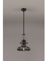 Francis 1 Light Pendant E27 With 30cm Round Glass