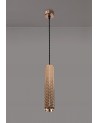 Megan 1 Light 30cm Pendant Light GU10, Rose Gold
