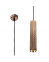 Megan 1 Light 30cm Pendant Light GU10, Rose Gold