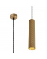 Megan 1 Light 30cm Pendant Light GU10, Champagne Gold