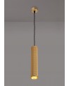 Megan 1 Light 30cm Pendant Light GU10, Champagne Gold