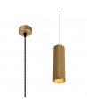 Megan 1 Light 20cm Pendant Light GU10, Champagne Gold