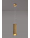 Megan 1 Light 20cm Pendant Light GU10, Champagne Gold