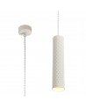 Megan 1 Light 30cm Pendant Light GU10, Sand White