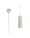 Megan 1 Light 20cm Pendant Light GU10, Sand White