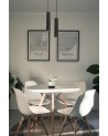 Megan 1 Light 30cm Pendant Light GU10, Sand Black