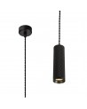 Megan 1 Light 20cm Pendant Light GU10, Sand Black