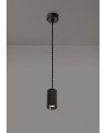 Megan 1 Light 11cm Pendant Light GU10, Sand Black