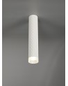 Megan 1 Light 30cm Surface Mounted Ceiling GU10, Sand White/Acrylic Ring