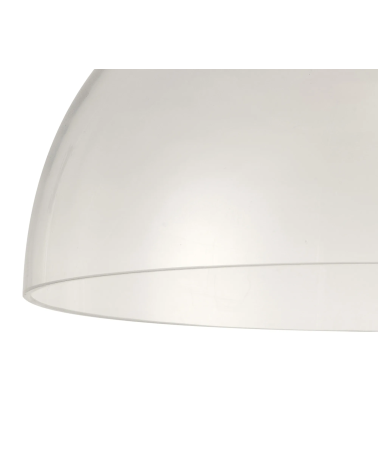 Anya Dome 29cm Glass Lampshade, Clear